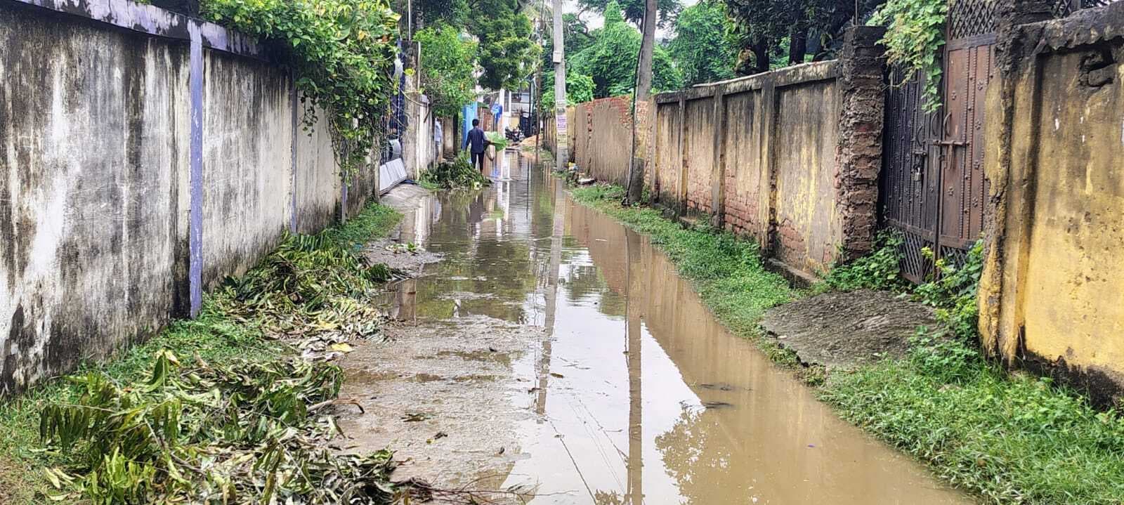 मूसलाधार बारिश से जनजीवन हुआ अस्त-व्यस्त