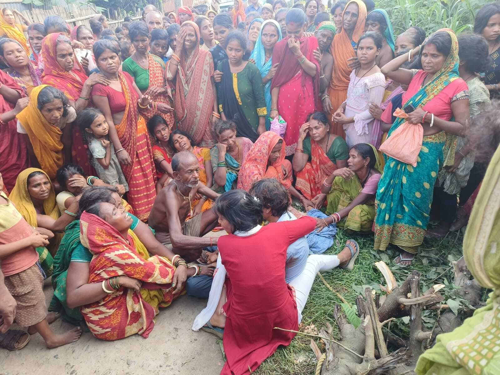 सर पर पेड़ गिरने से महिला की मौत