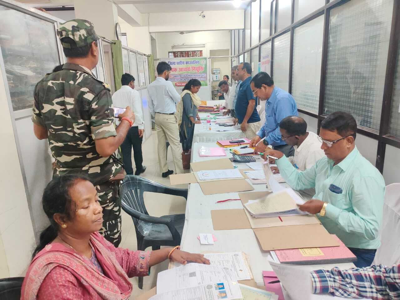 सहायक आचार्य नियुक्ति को लेकर हुई काउंसलिंग