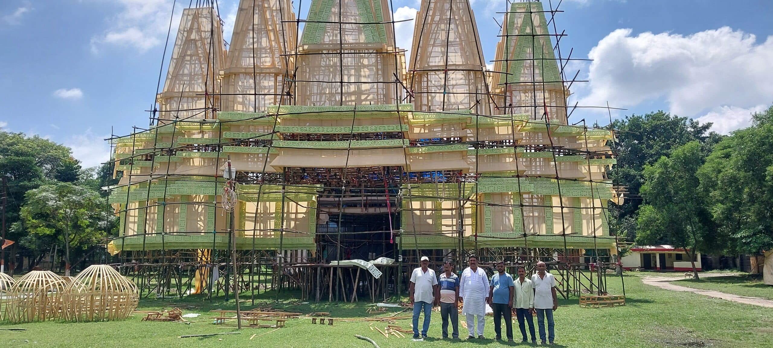 एलडब्ल्यूसी पूजा पंडाल में इस बार पुणे के स्वामी नारायण मंदिर की दिखेगी झलक