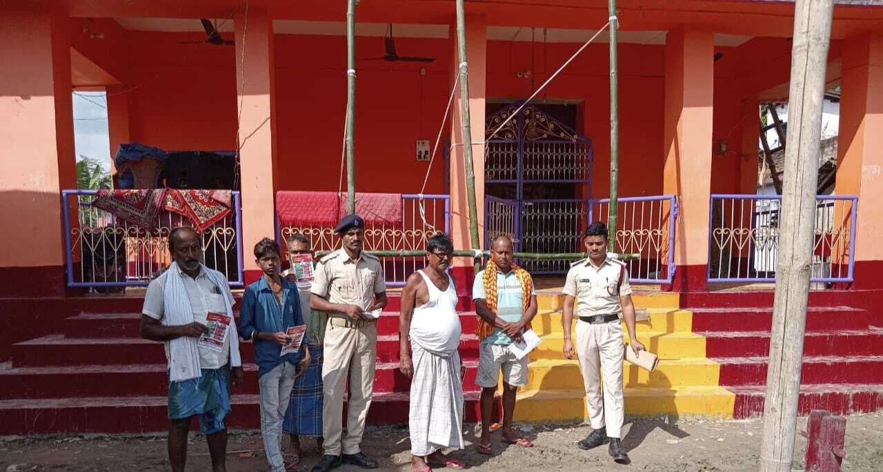 पूजा पंडालों में आग से बचाव की दी जानकारी