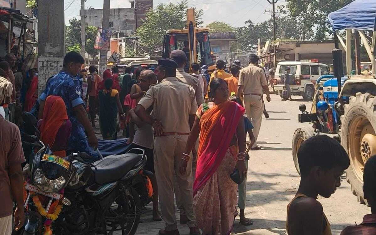 अतिक्रमण हटाने को लेकर चलाया गया अभियान