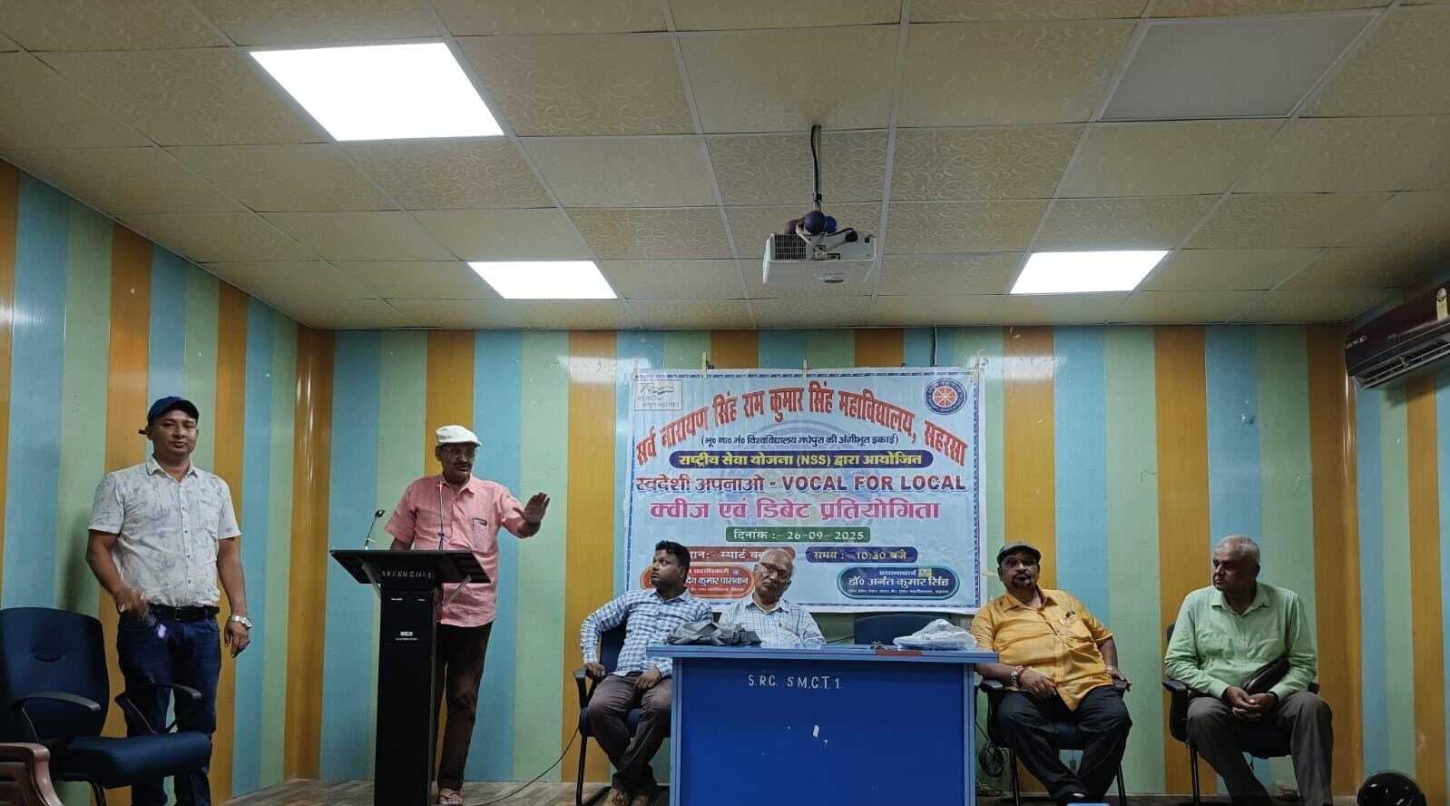 स्थानीय चीजों का उपभोग कर हम रह सकते हैं स्वस्थः डॉ अनंत सिंह