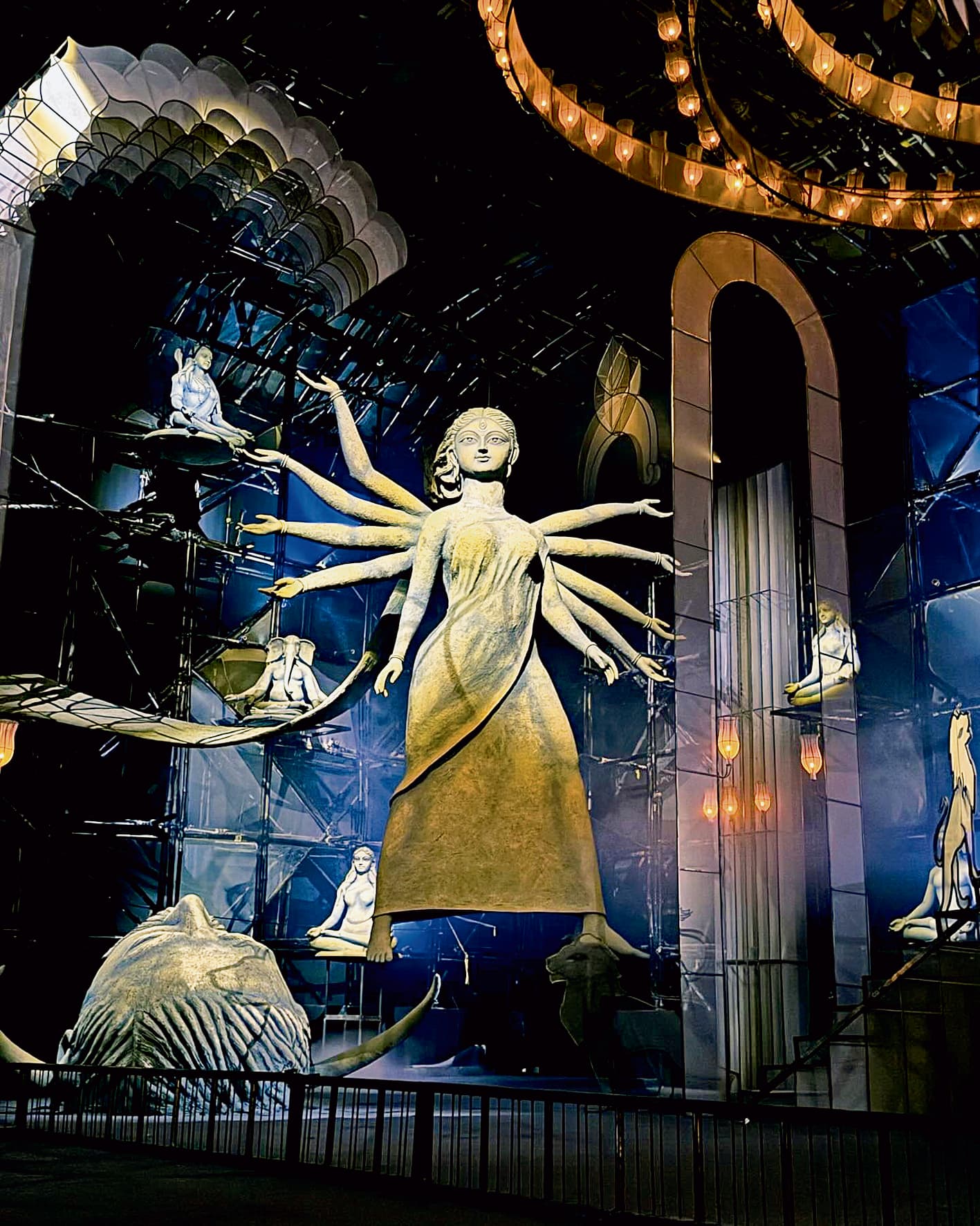 केंदुआ शांति संघ : दुर्गापूजा मंडप में दिखेगा जादुई लोक