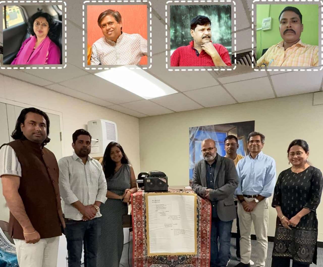 अमेरिका में हिंदी काव्य गोष्ठी, सहरसा से जुड़े कवि शैलेंद्र व मुख्तार