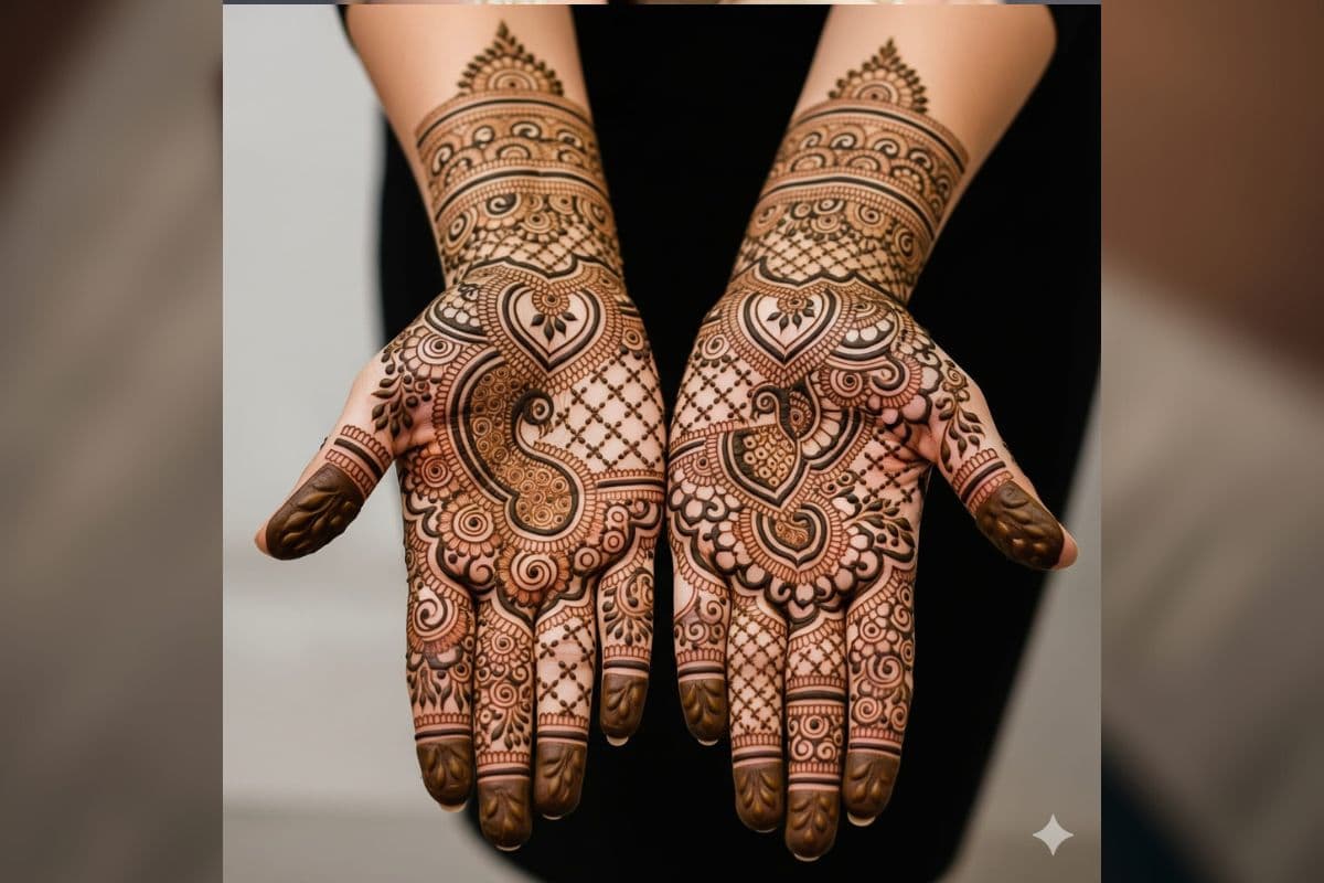 front Mehndi Design