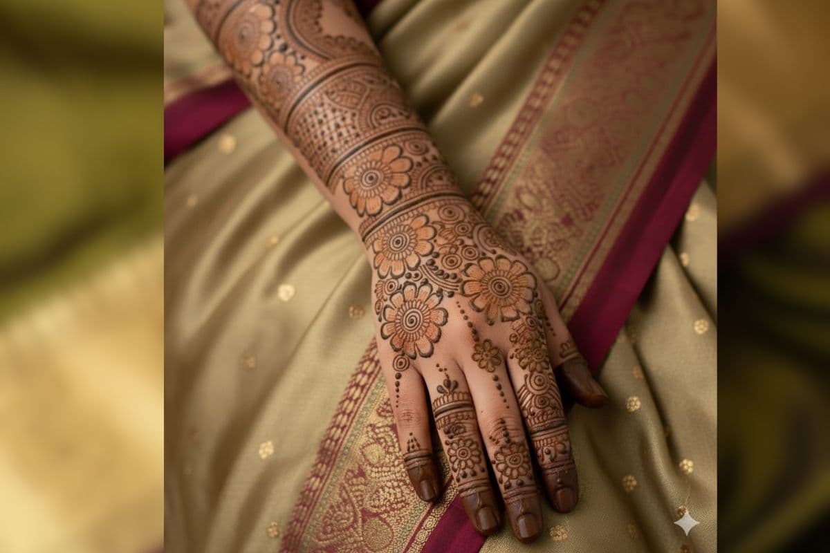 navratri mehndi desigen