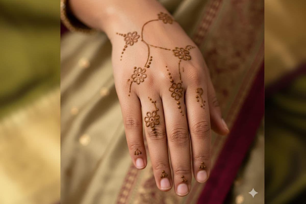 navratri mehndi desigen