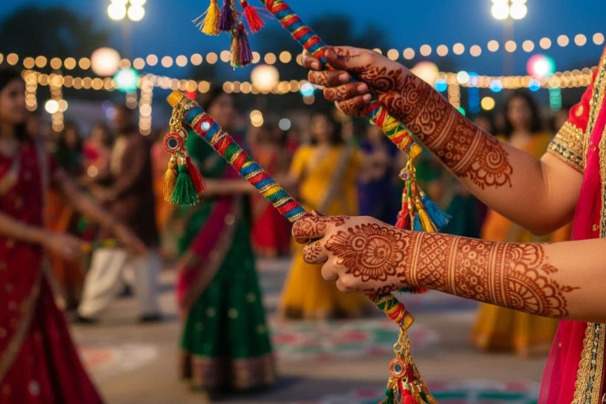 navratri mehndi desigen