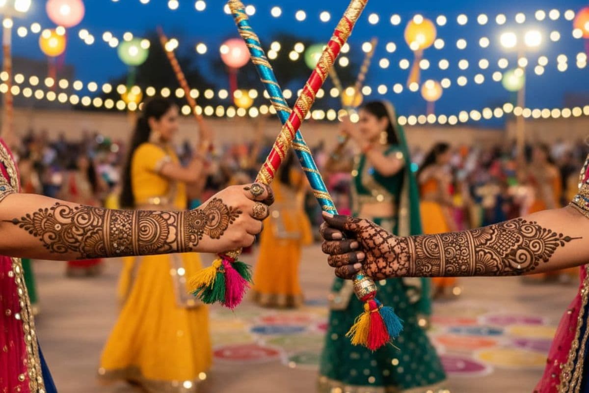 navratri mehndi desigen