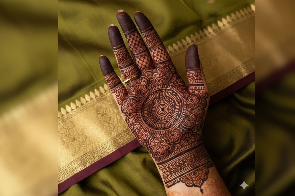 navratri mehndi desigen