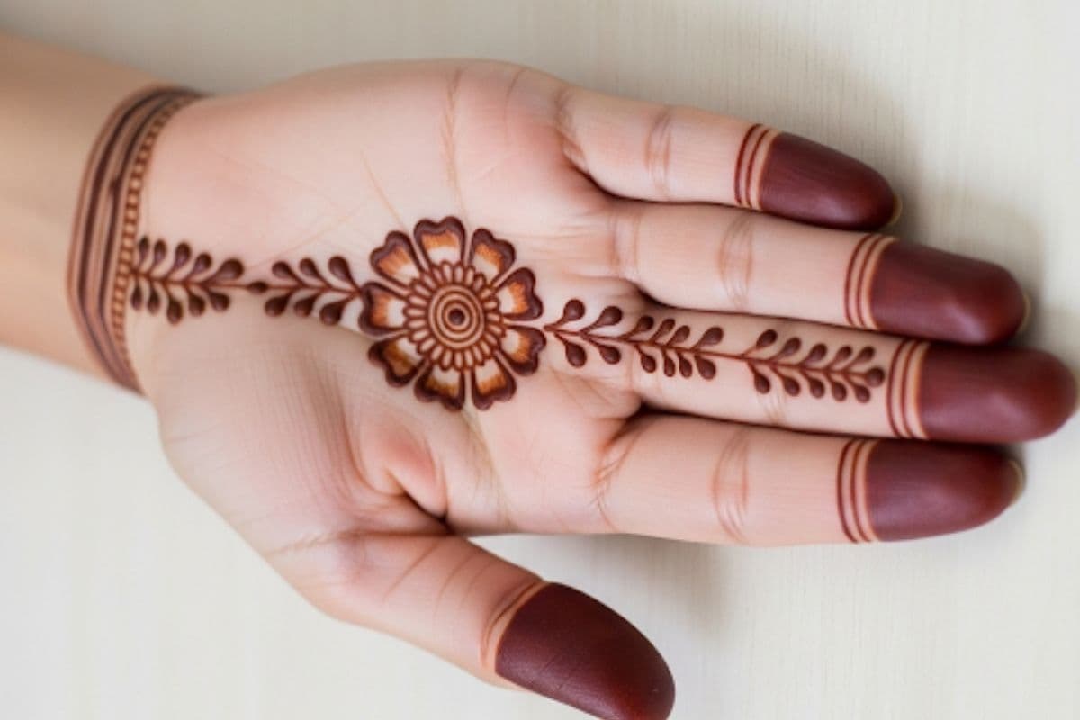 simple mehndi design