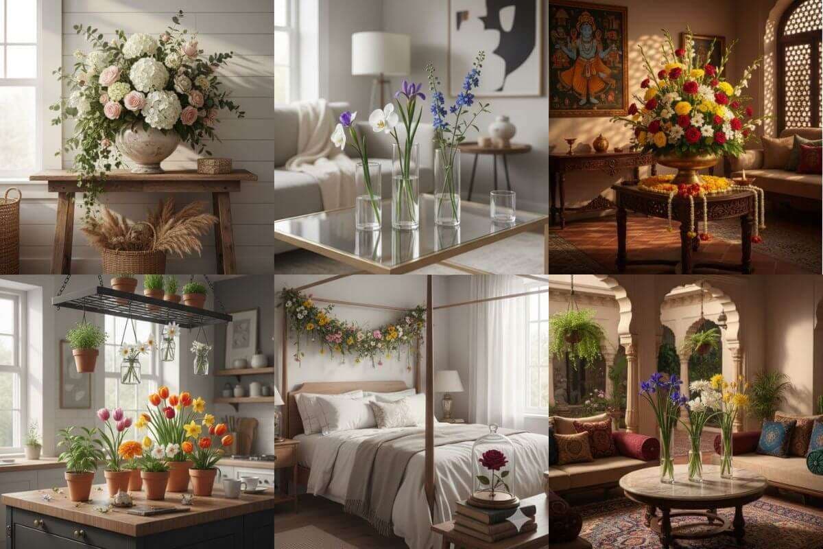 Beautiful Flower Decoration Ideas At home: फूलों से सजाएं घर का हर कोना, देखें ब्यूटीफुल फ्लावर डेकोरेशन आइडियाज