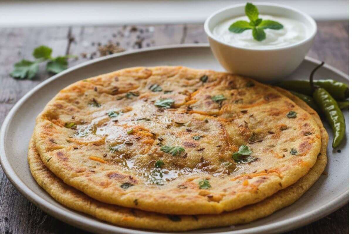 Carrot Paratha Recipe For Breakfast: सुबह के नाश्ते को बनाएं स्पेशल, घर पर तैयार करें हेल्दी और स्वादिष्ट गाजर का पराठा