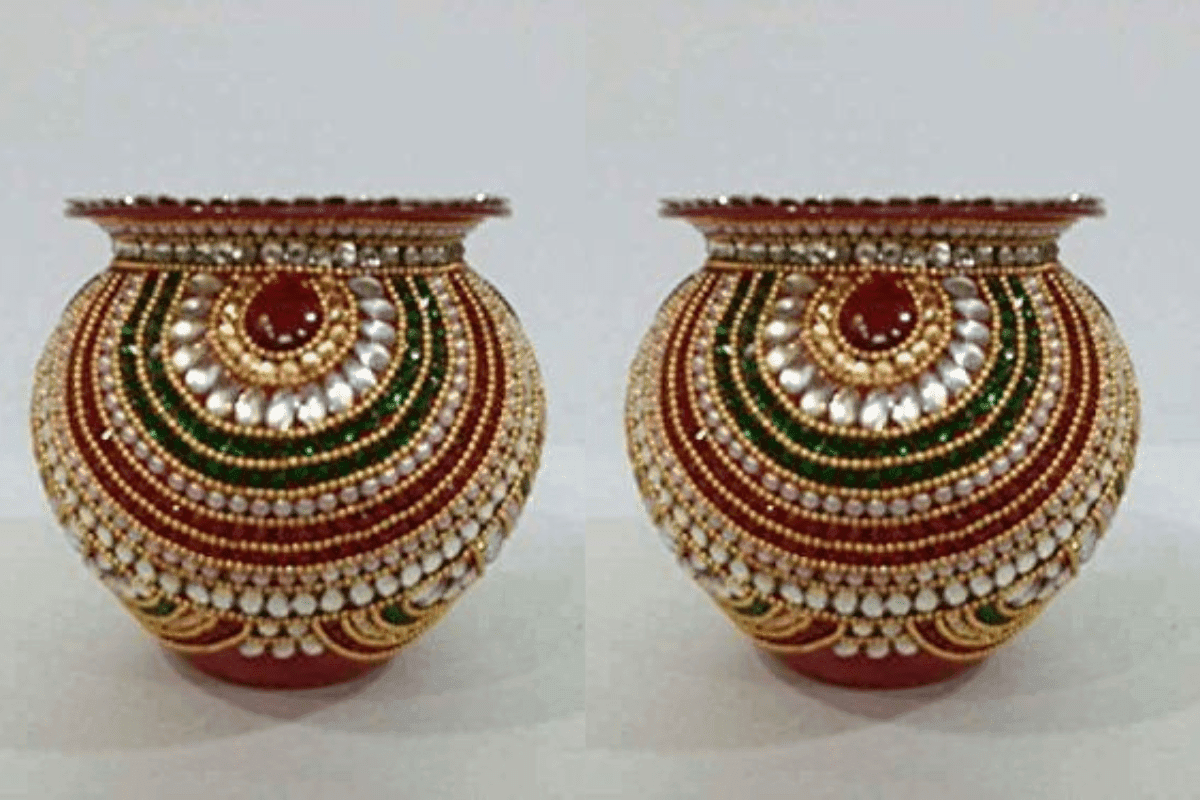 Karwa Chauth Kalash Design