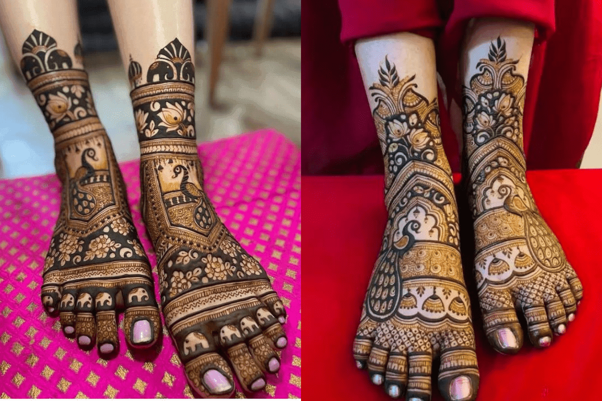 Karwa Chauth Leg Mehndi Design