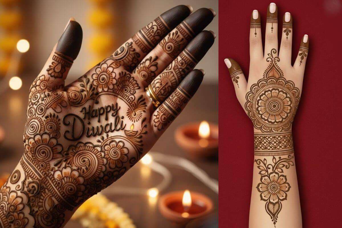 Mehndi Design Easy And Beautiful For Diwali: दिवाली लुक को बनाएं शानदार, हाथों में लगाएं ये सबसे सुंदर लेटेस्ट मेहंदी डिजाइन