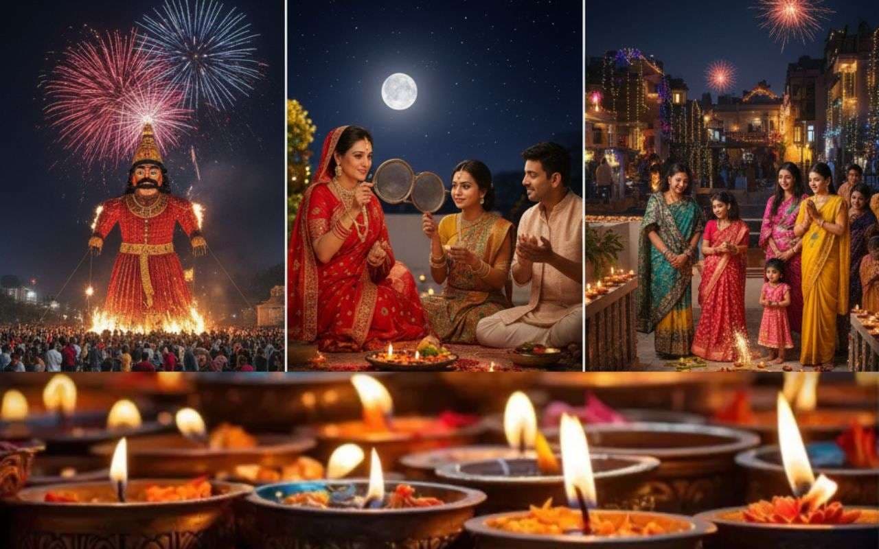 October 2025 Vrat Tyohar List : दशहरा, शरद पूर्णिमा से लेकर दीवाली और छठ, अक्तूबर में व्रत त्योहारों की भरमार, जानें सही डेट