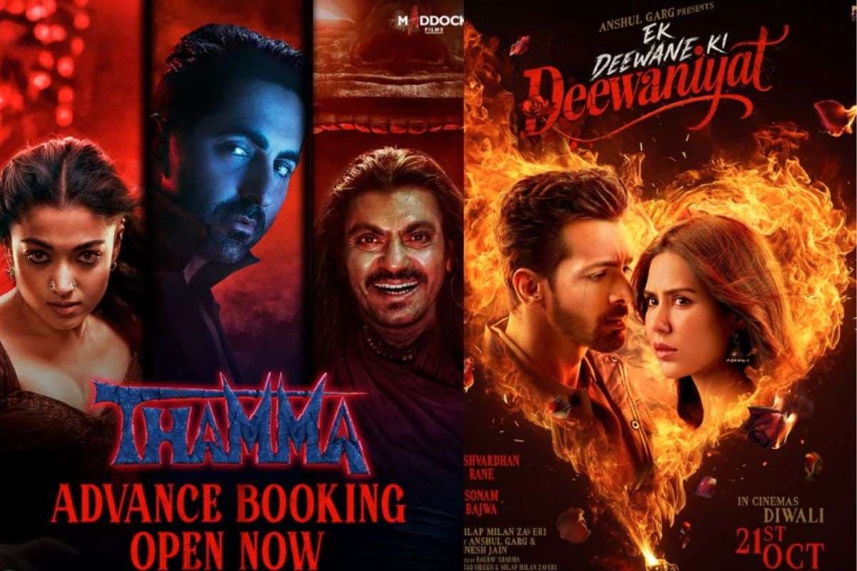 Thamma vs Ek Deewane Ki Deewaniyat: दिवाली पर बॉक्स ऑफिस क्लैश से पहले ही ‘थामा’ ने मारी बाजी, Advance Booking में बना करोड़ों का अंतर
