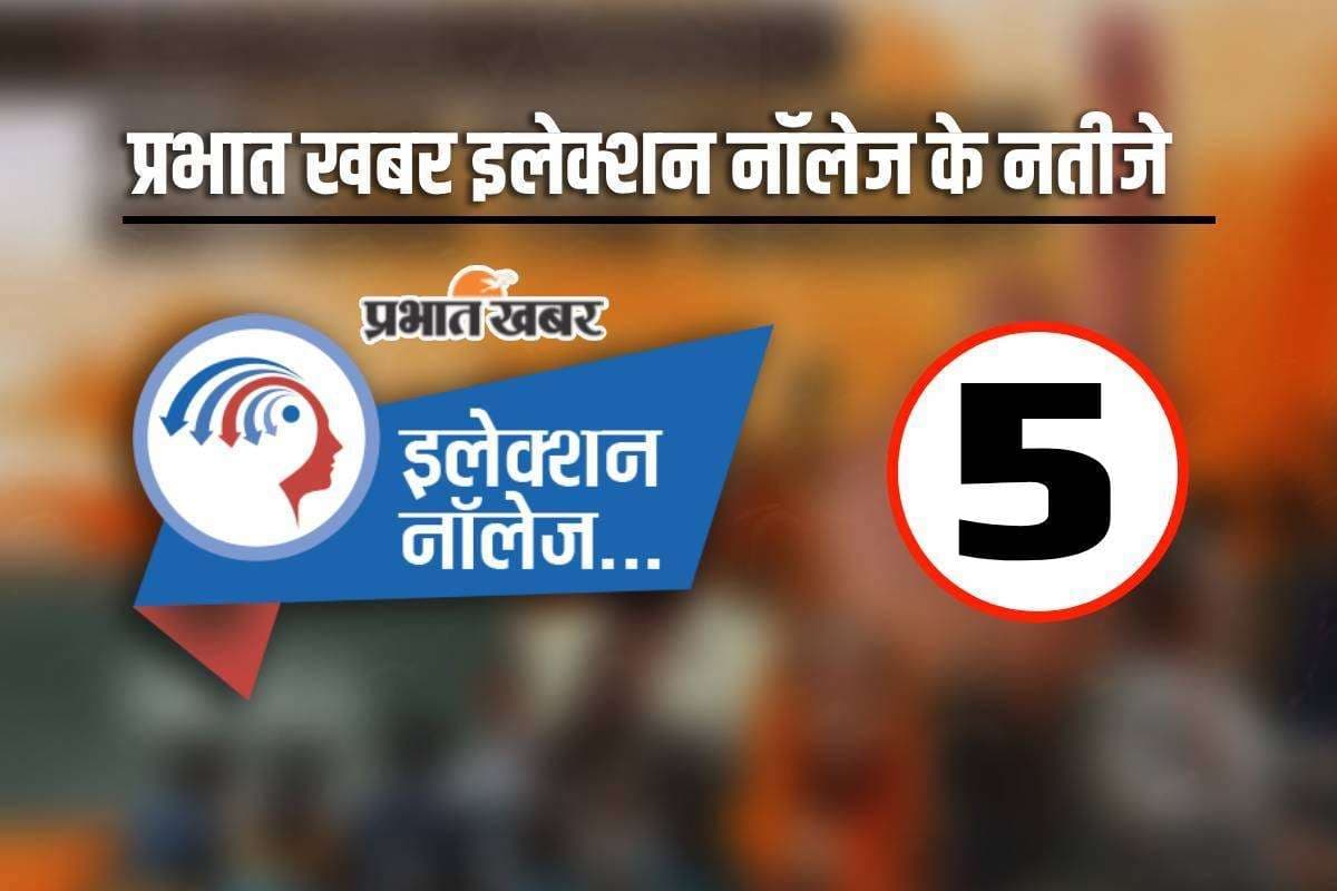 Prabhat Khabar’s Election Knowledge: प्रभात खबर के इलेक्शन नॉलेज सीरीज-5 का सही जवाब और विजेताओं की सूची