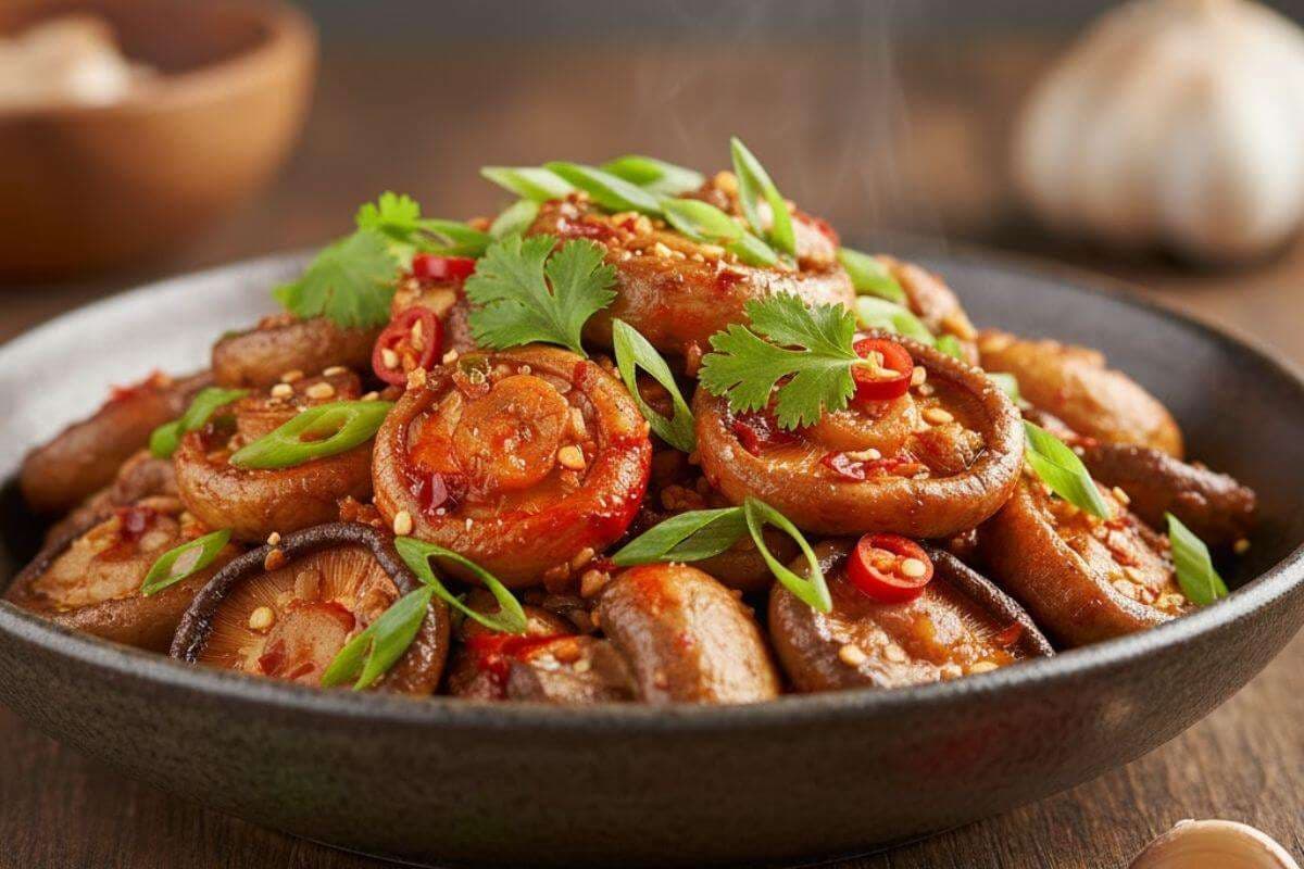 chilli garlic mushroom