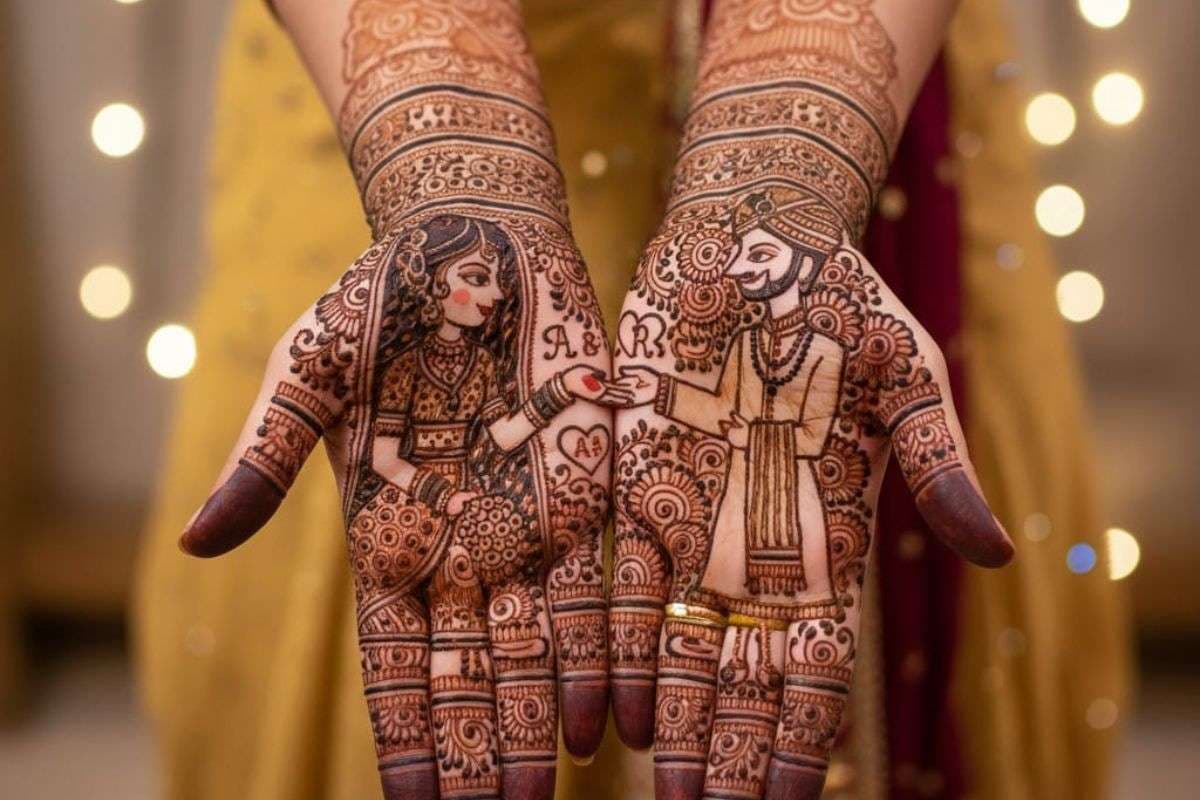 couple mehndi