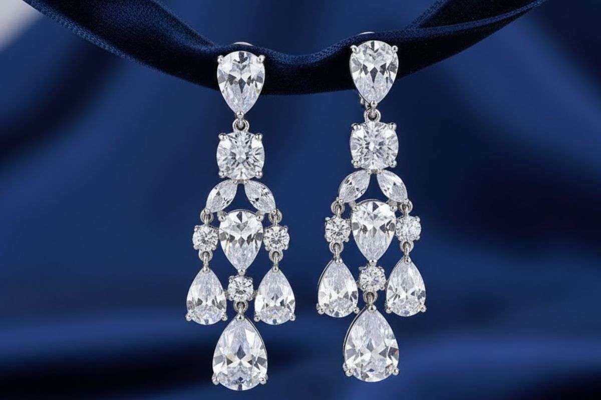 crystal earrings