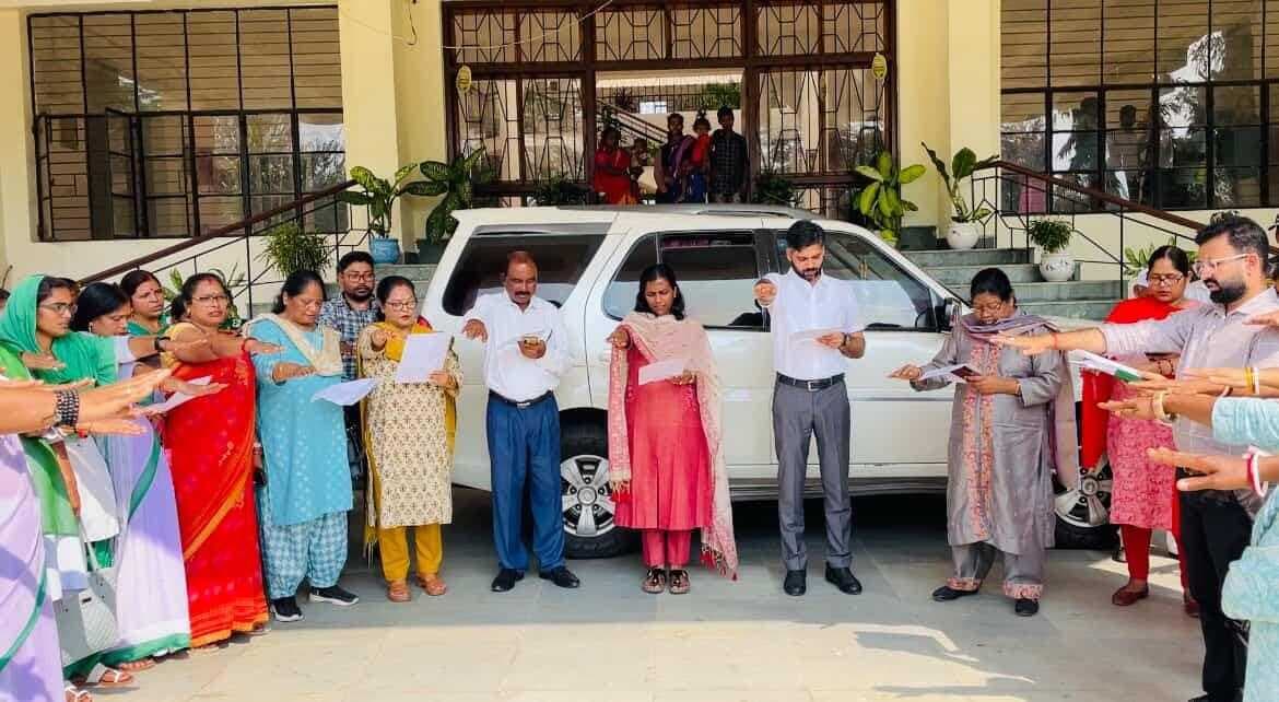 तंबाकू मुक्त युवा अभियान 3.0 को लेकर जागरूकता रथ रवाना