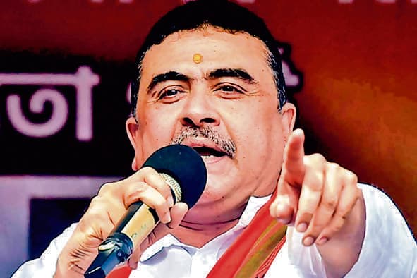 बंगाल में एसआइआर होने पर एक करोड़ से अधिक नाम कट जायेंगे : शुभेंदु