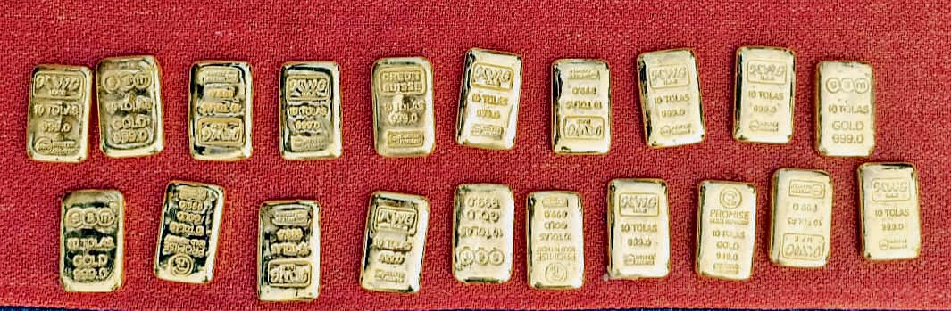 भारत-बांग्लादेश सीमा पर 2.82 करोड़ का सोना जब्त