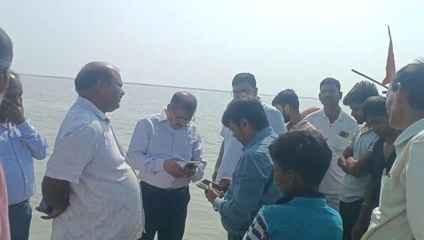 मुख्य अभियंता ने खेरिया में कटाव स्थल का किया निरीक्षण
