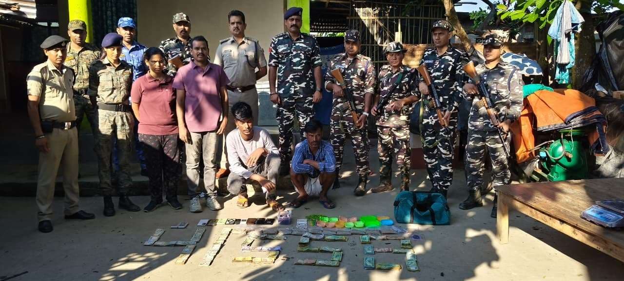 गलगलिया पुलिस-एसएसबी की कार्रवाई में दो तस्कर गिरफ्तार, 50 लाख रूपये से अधिक की मादक सामग्री जब्त