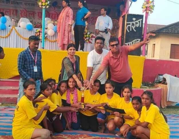 प्रमंडल स्तरीय कबड्डी में उमवि बिजैली की टीम विजेता