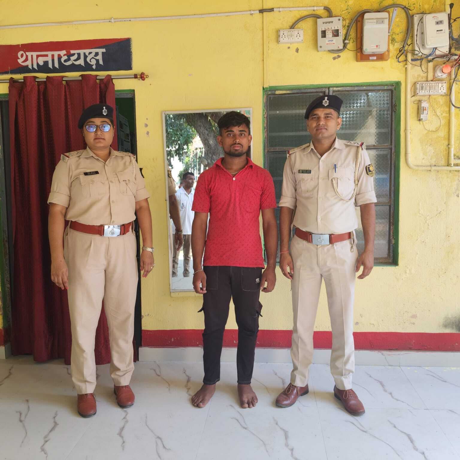 नाबालिग बच्ची के अपहरण मामले का मुख्य आरोपित गिरफ्तार