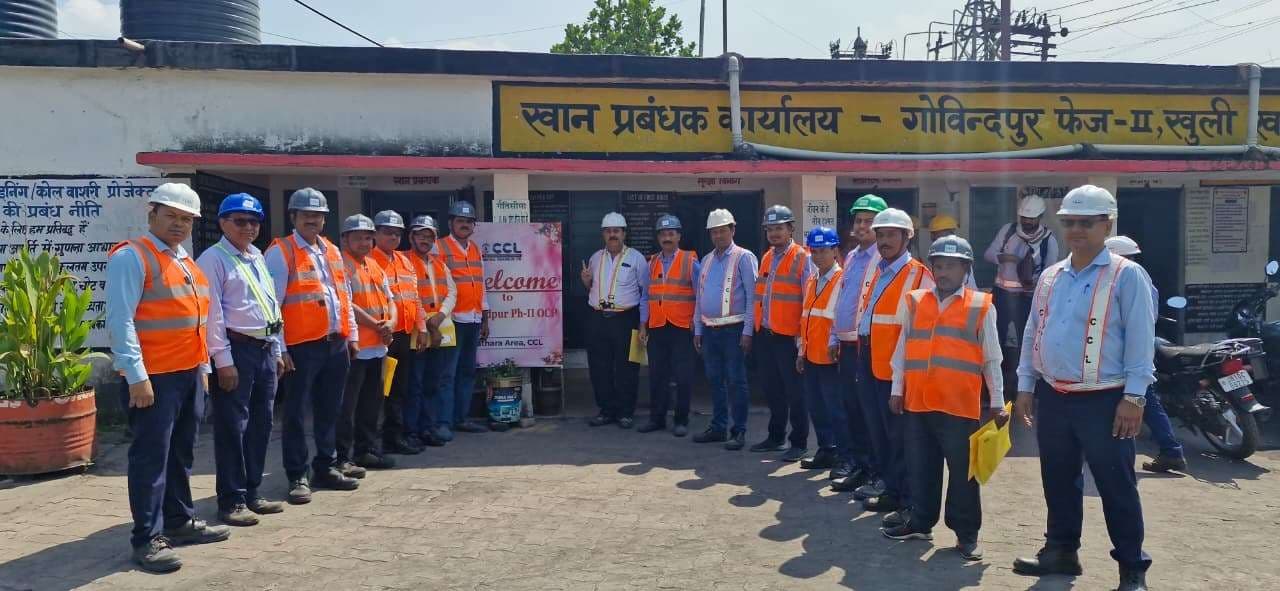 Bokaro News : कथारा क्षेत्रीय सेफ्टी बोर्ड टीम के सदस्यों ने स्वांग-गोविंदपुर फेस 2 माइंस का किया निरीक्षण