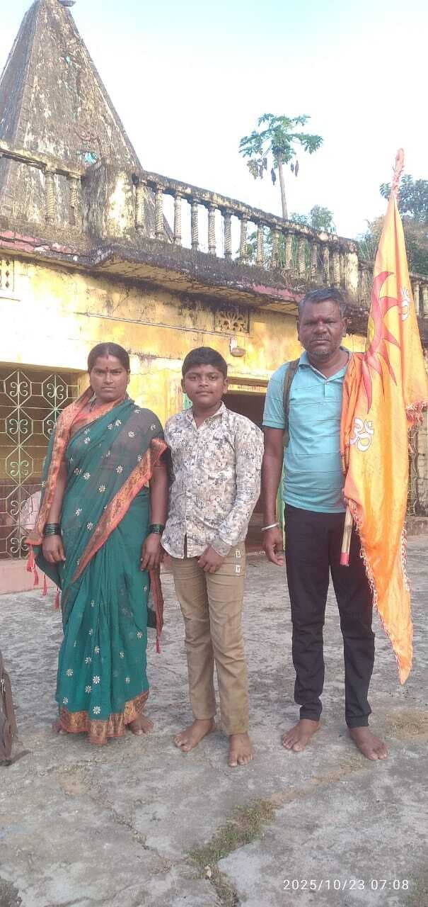 महाराष्ट्र से पैदल बाबा धाम जा रहे श्रद्धालु रनिया पहुंचे