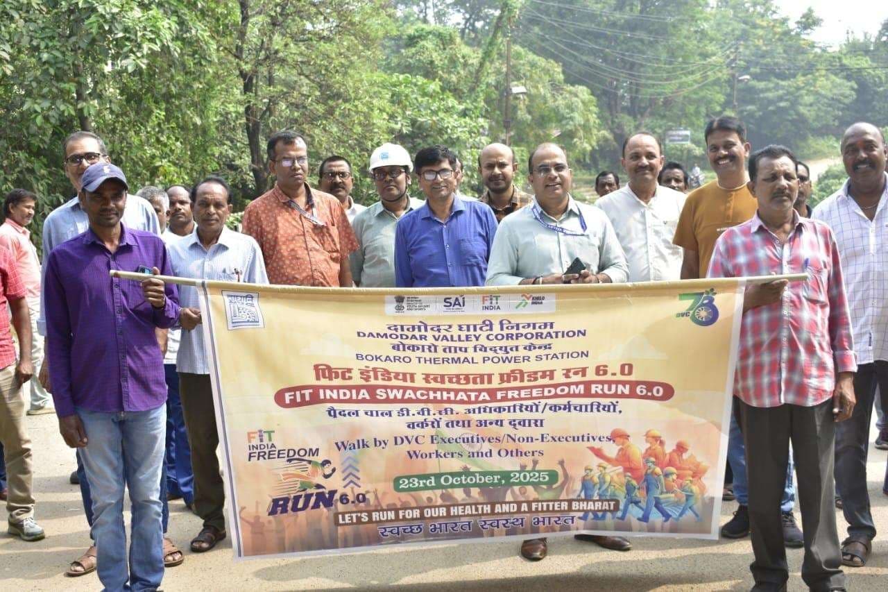 Bokaro News : फिट इंडिया स्वच्छता फ्रीडम रन का आयोजन
