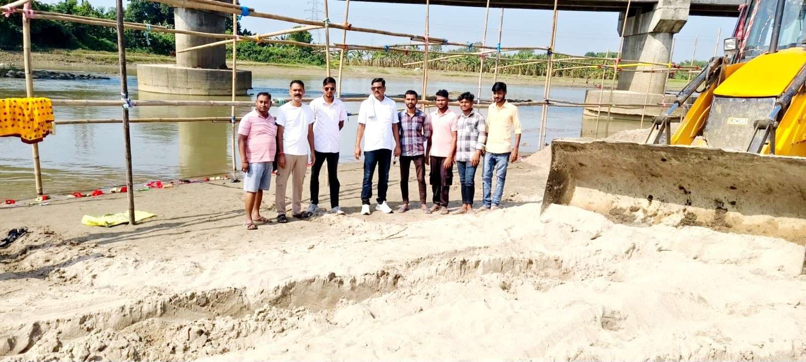 छठ घाट पर मूलभूत सुविधाओं को लेकर तैयार तेज