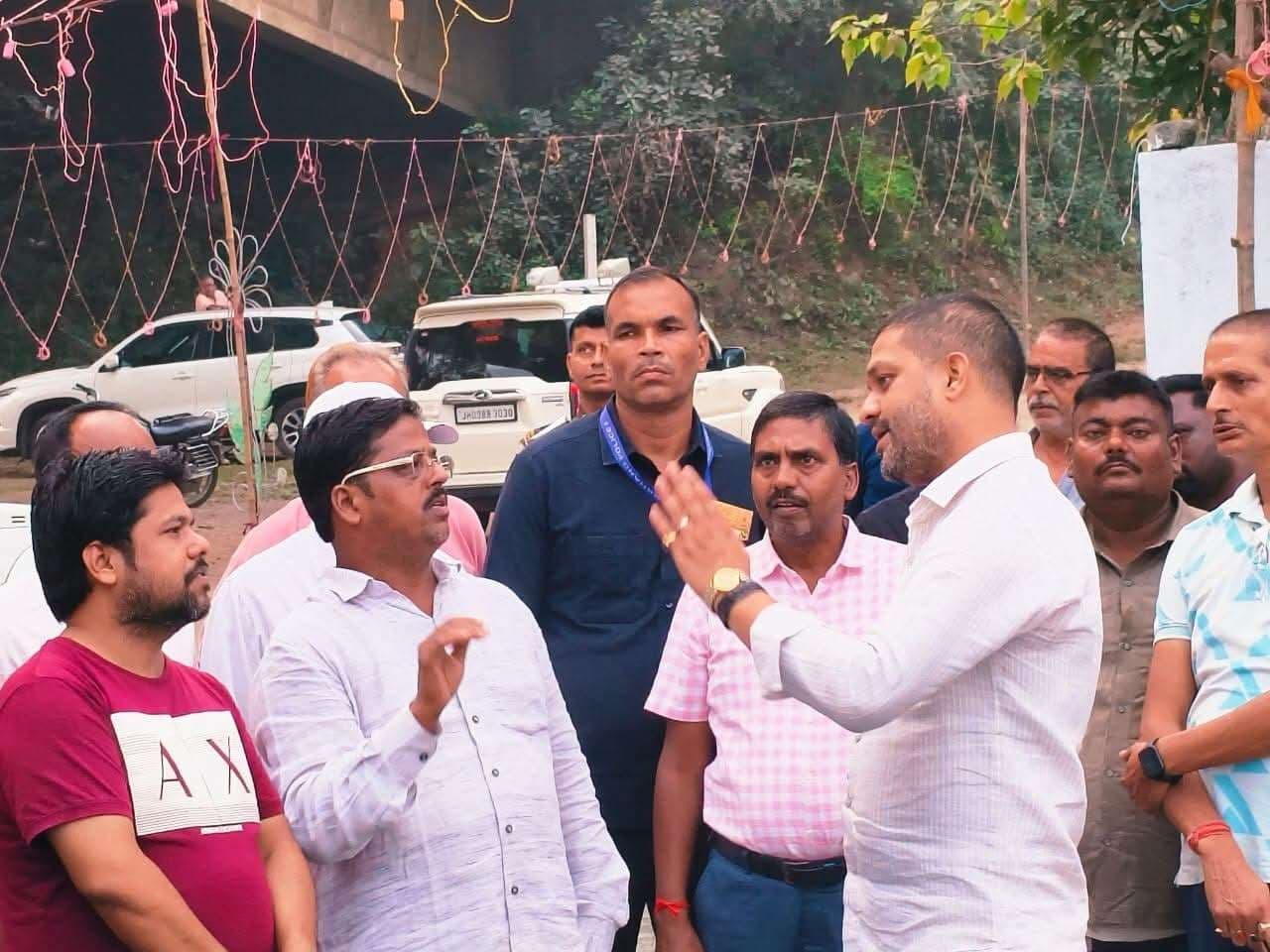 Bokaro News : बेरमो विधायक ने किया हिंदुस्तान पुल छठ घाट का निरीक्षण