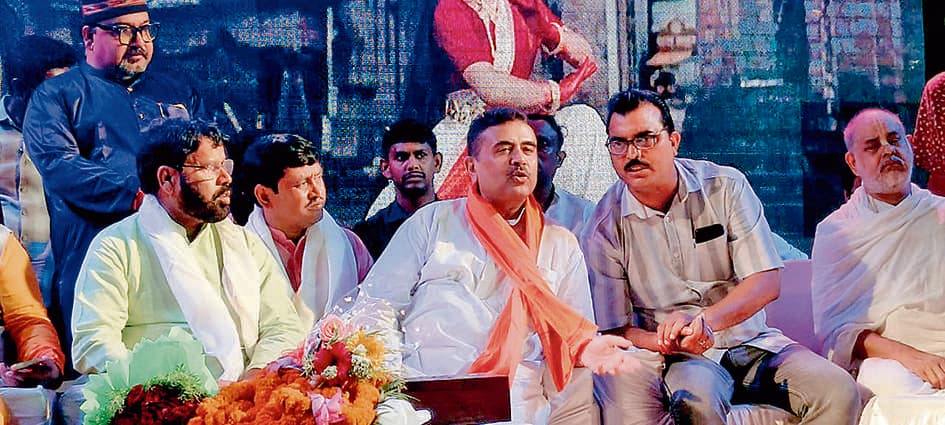 लखन घरुई को बदनाम करने की चल रही साजिश : शुभेंदु अधिकारी