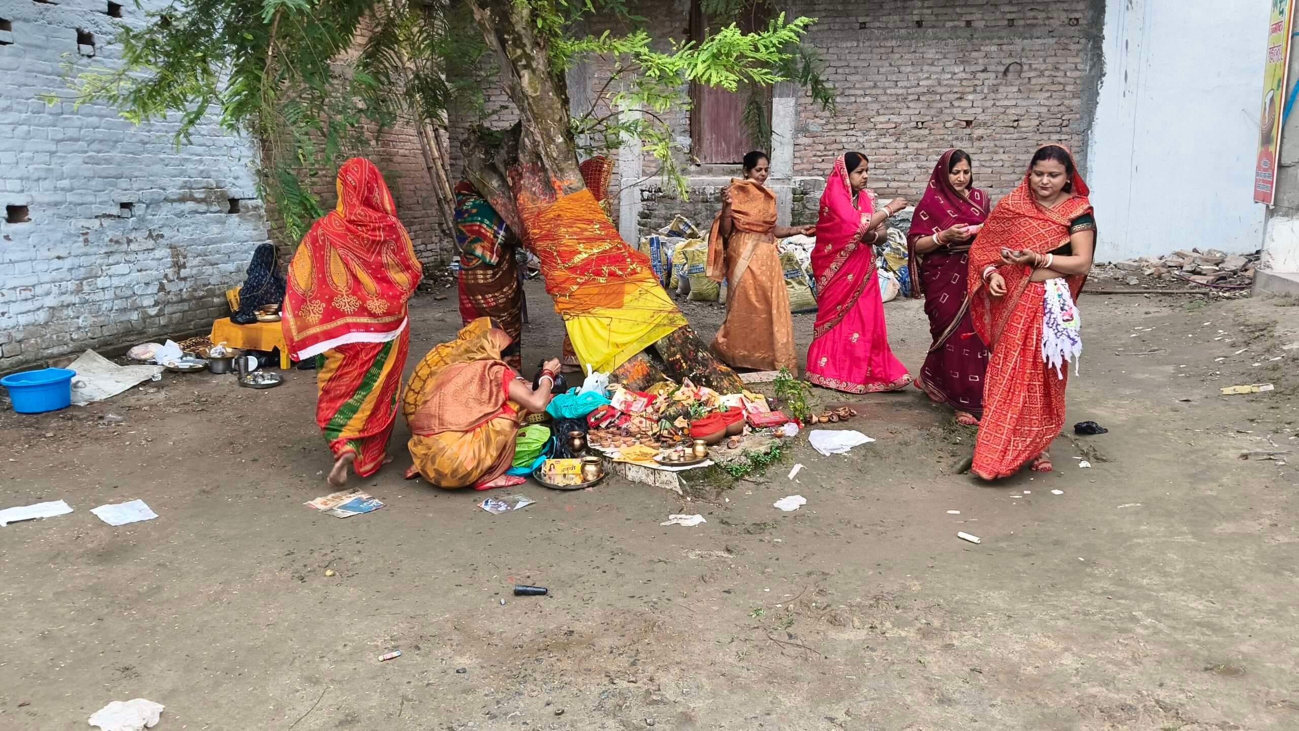 अक्षय नवमी पर श्रद्धालुओं ने की आंवला वृक्ष की पूजा