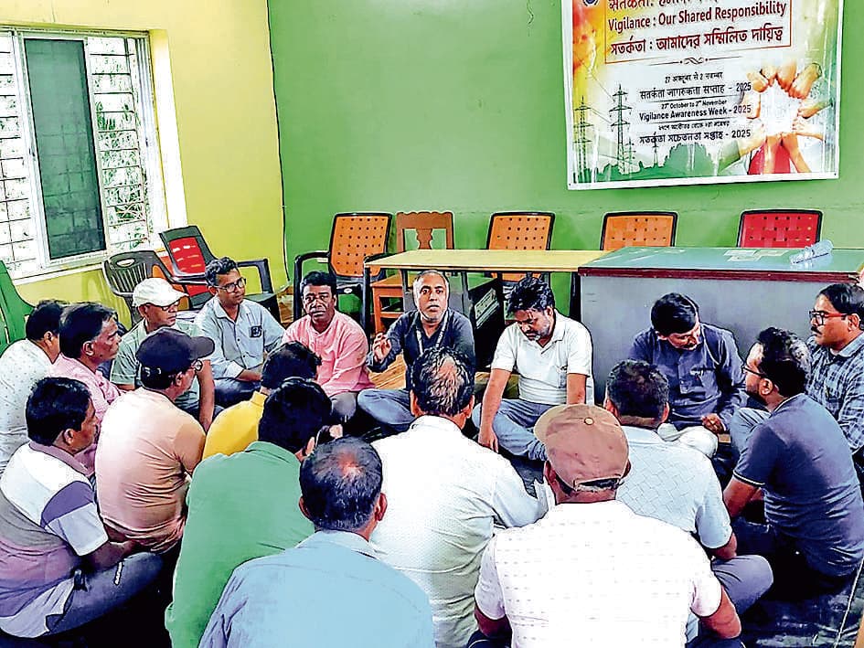 डीवीसी डीएसटीपीएस अंडाल में सतर्कता जागरूकता सप्ताह के तहत ग्राम सभा का हुआ आयोजन