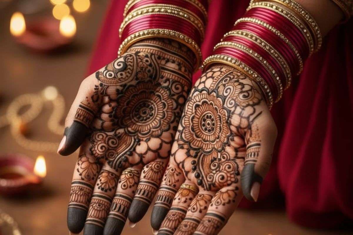 karwa chauth mehndi desigen