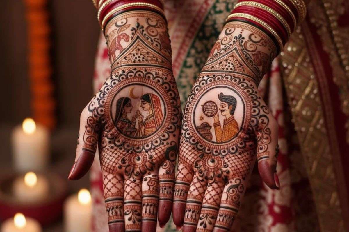 karwa chauth mehndi desigen