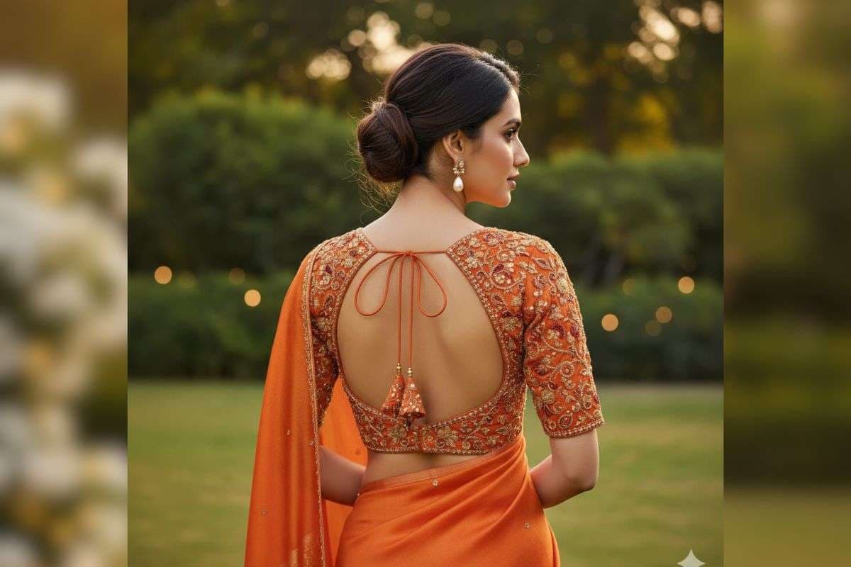 karwa chauth special blouse desigen