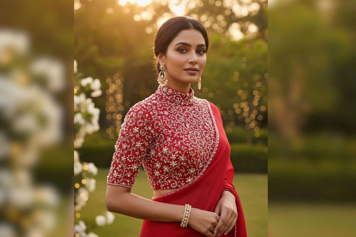 karwa chauth special blouse desigen