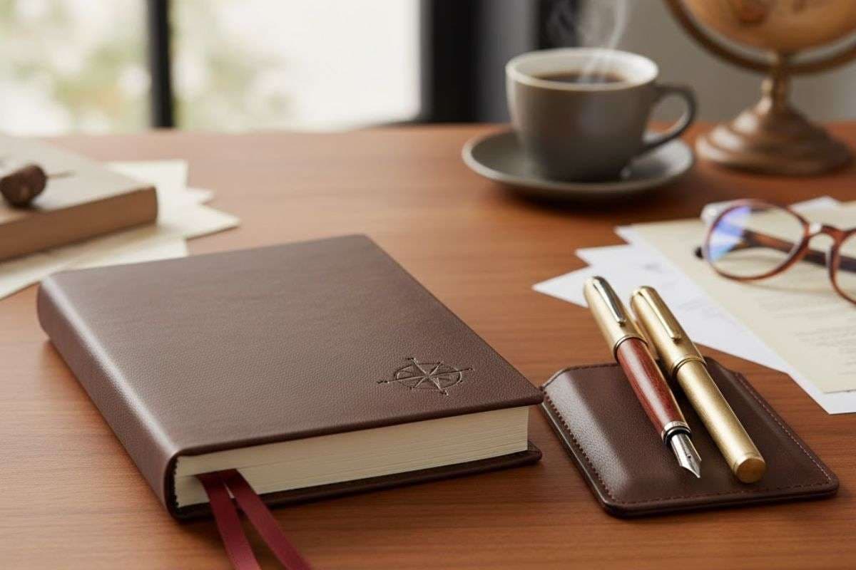 notebook and pen set