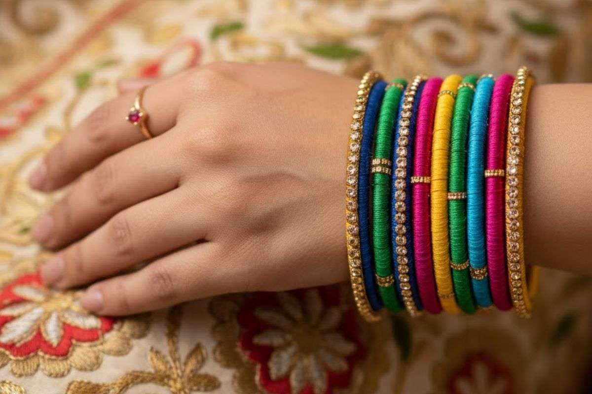 silk thread bangle