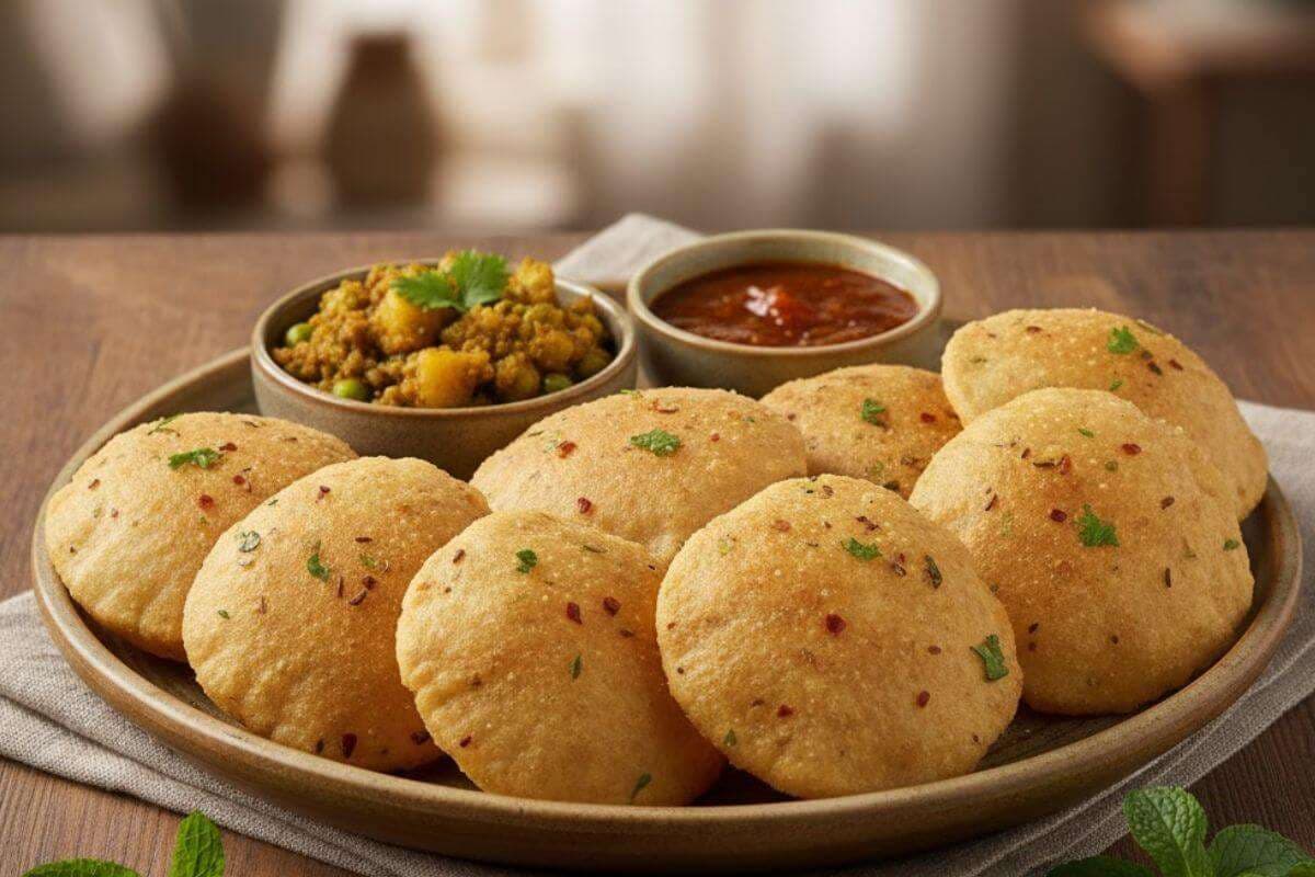 Suji Masala Puri: ट्रैवल में जाना हो या नाश्ते में कुछ स्पेशल सर्व करना हो, बनाएं सूजी मसाला पूरी, फॉलो करें आसान विधि