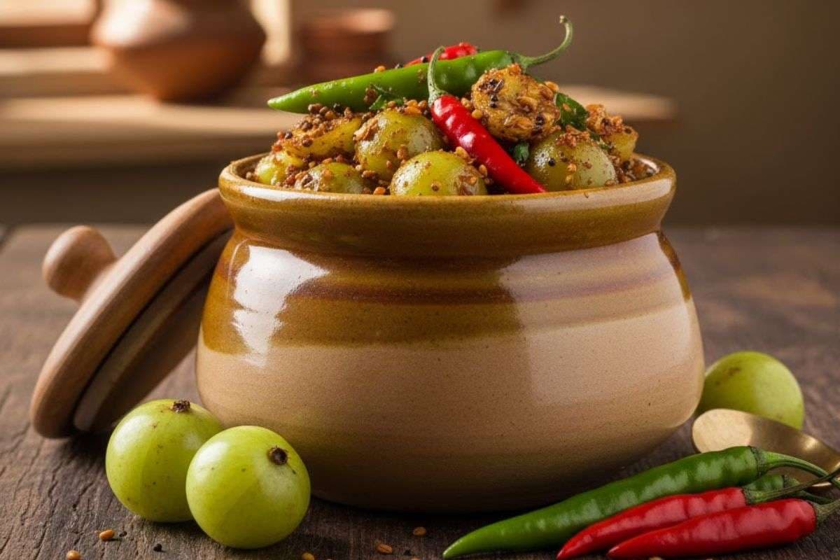 Amla Mirch Achar Recipe: हरी मिर्च का ट्विस्ट देकर बनाएं तीखा आंवला अचार, सर्दियों में बढ़ेगा स्वाद का मजा